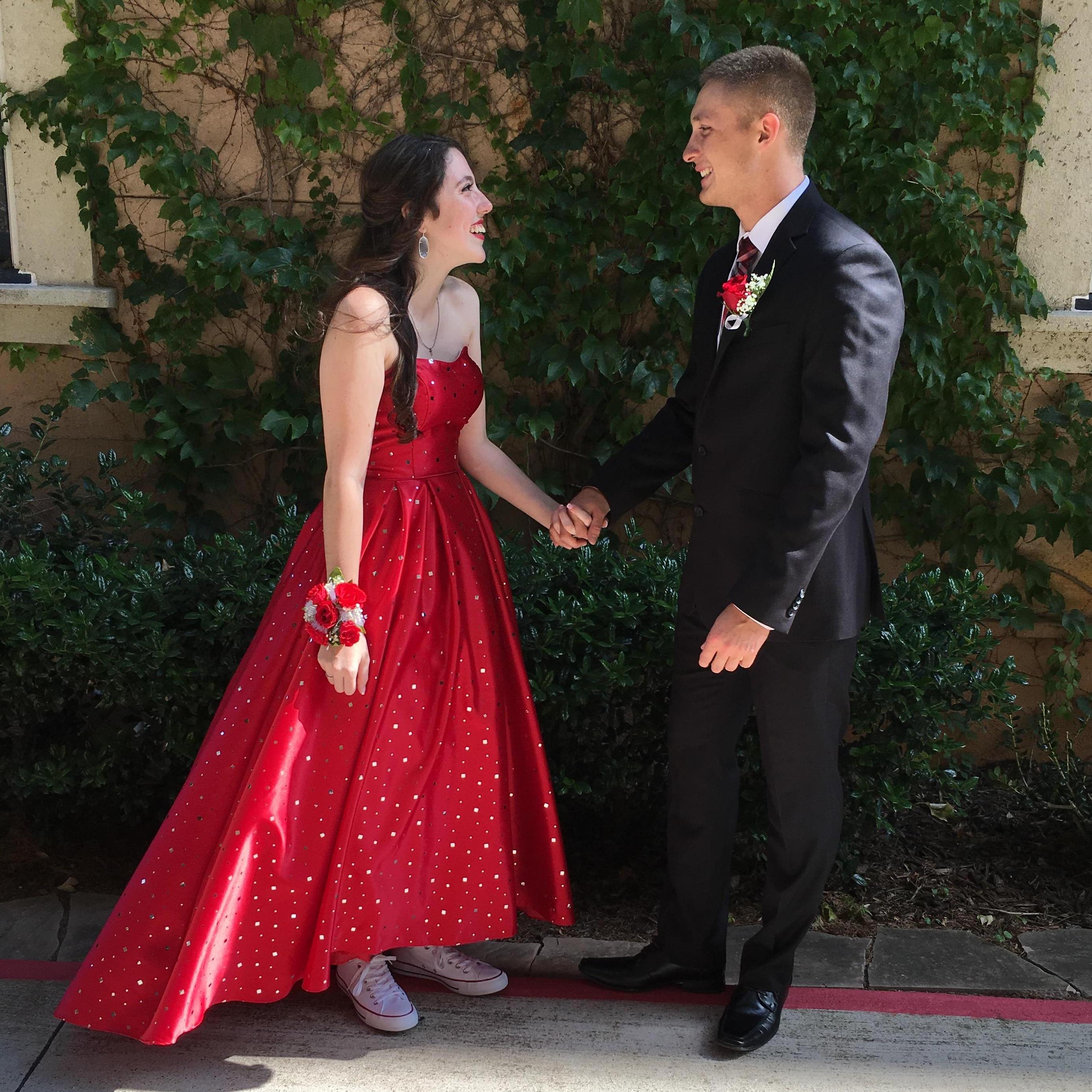 Rachael's senior prom, May 2017