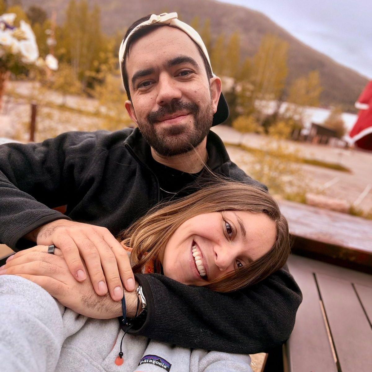 La primera foto que nos tomamos en el viaje más espectacular de nuestras vidas: Utah, Colorado, Arizona y Nevada en carro.