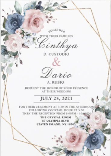 The Wedding Website of Cinthya Custodio and Dario Rubio