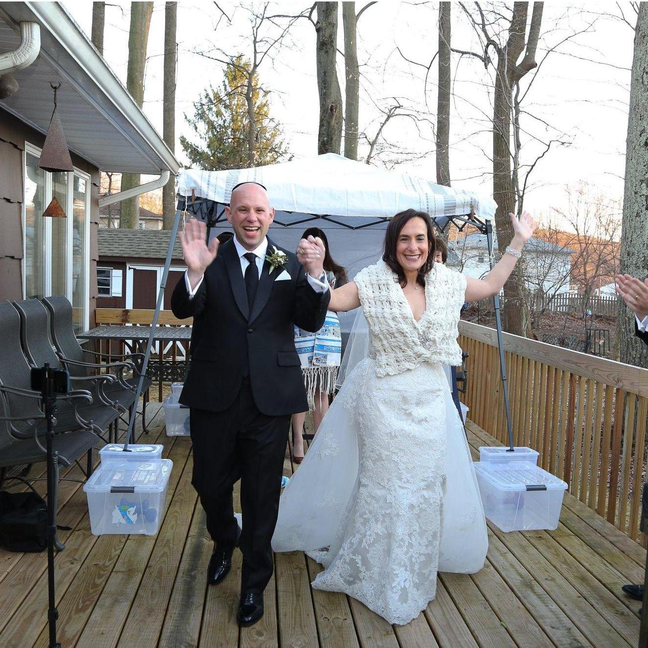 We're married!