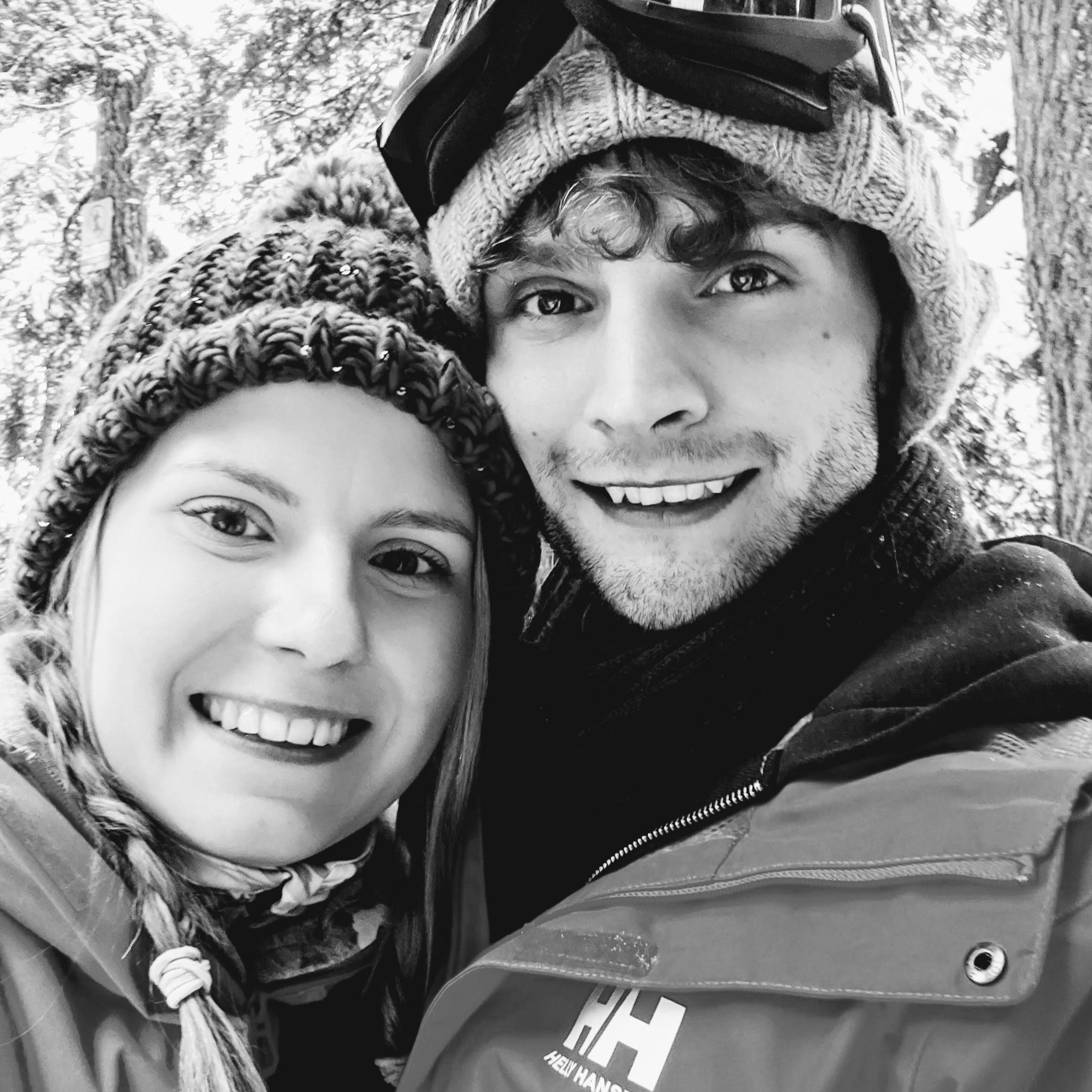 Christmas day snowshoeing!