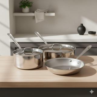 d3 Tri-Ply 5-Piece Cookware Set