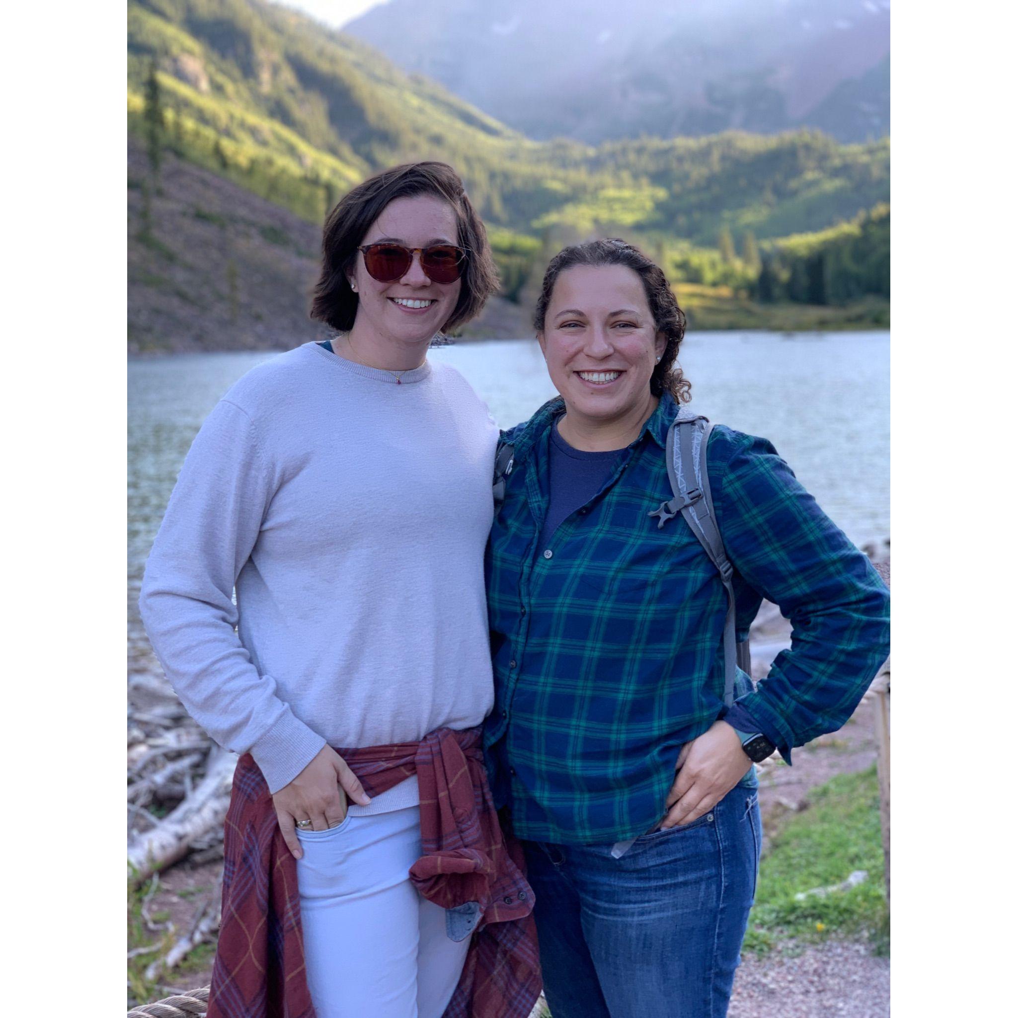 Not pictured: Aunt Jeanette coaching us on how to strike a pose