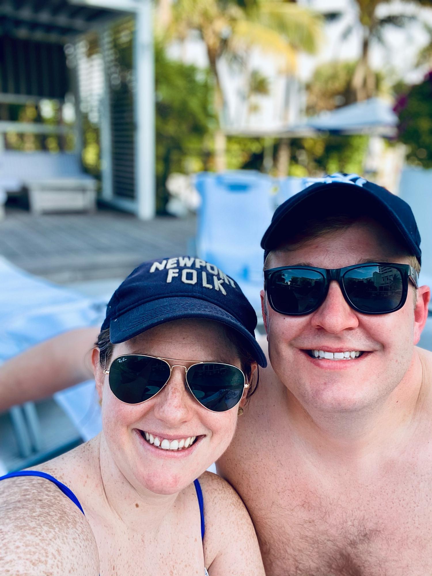 Enjoying some cabana time in Miami, FL. May 2021.
