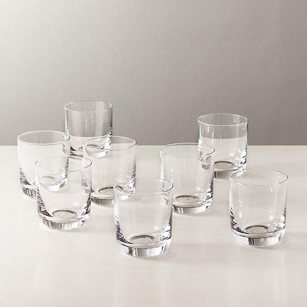 Set of 8 Watson Double Old-Fashioned Glasses