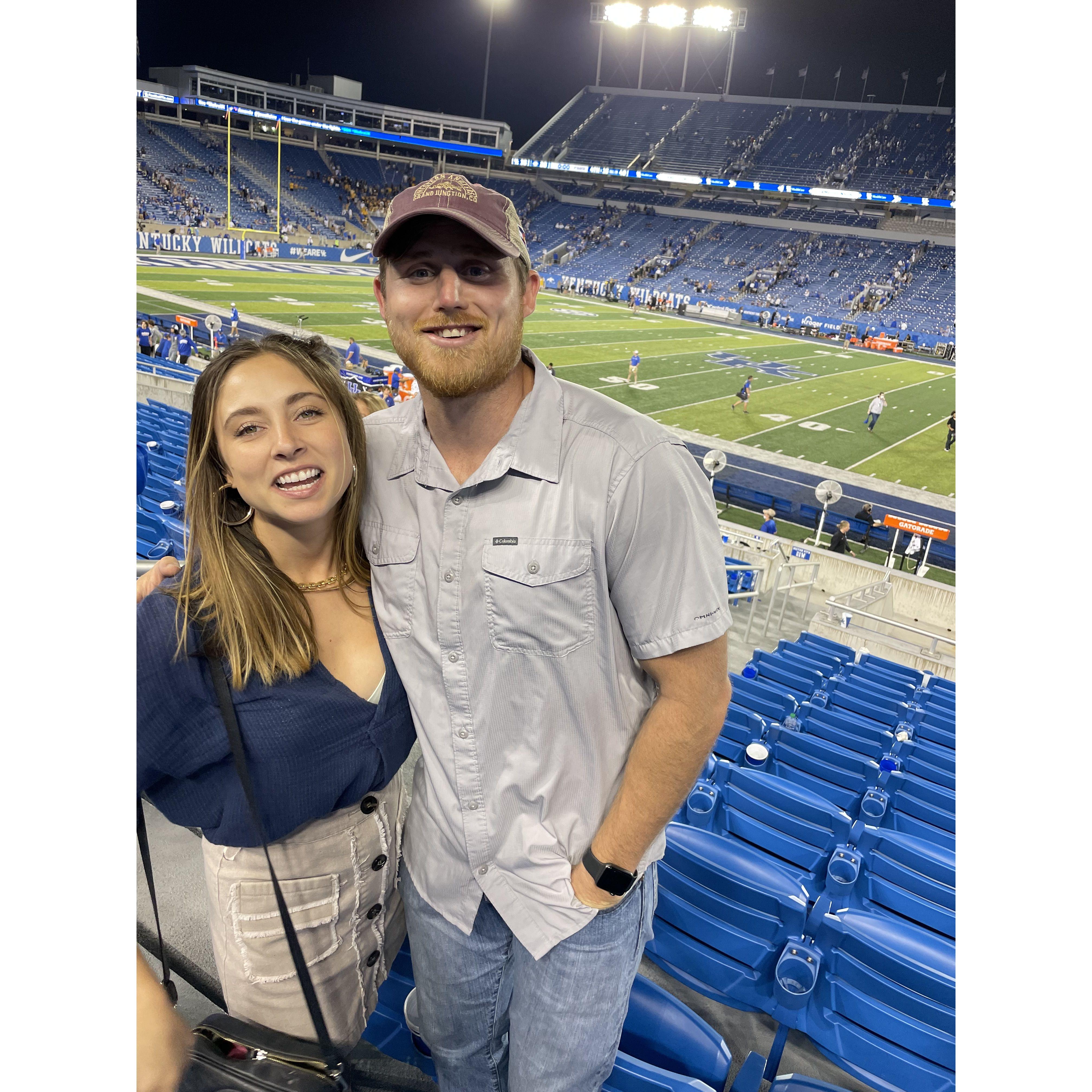 Josh pretends he is a Tennessee fan but deep down he bleeds blue...