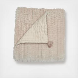 Velvet Quilted Throw