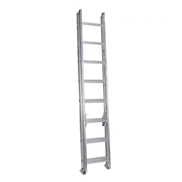 16 ft. Aluminum Extension Ladder with 225 lbs. Load Capacity Type II Duty Rating