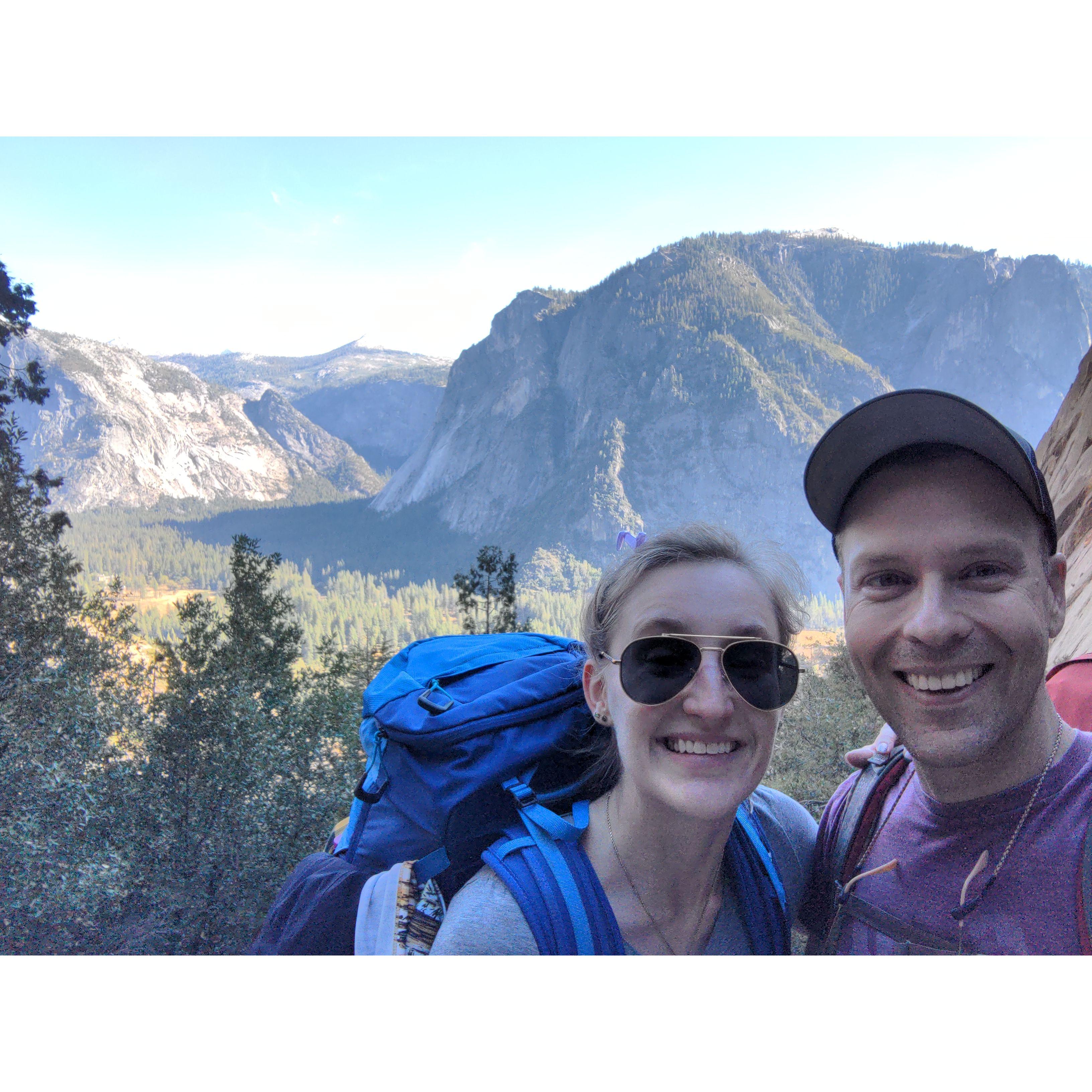 Yosemite National Park; Backpacking trip