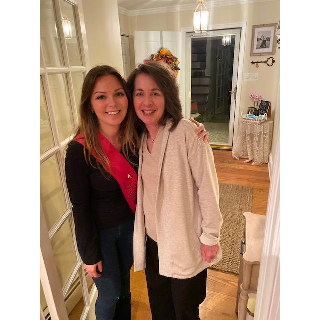 Bride and her happy Mom