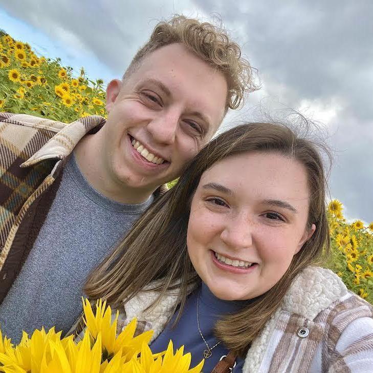 For our third anniverary, Randee surprised Lex with going to a farm to pick flowers, do a corn maze, and go out for dinner