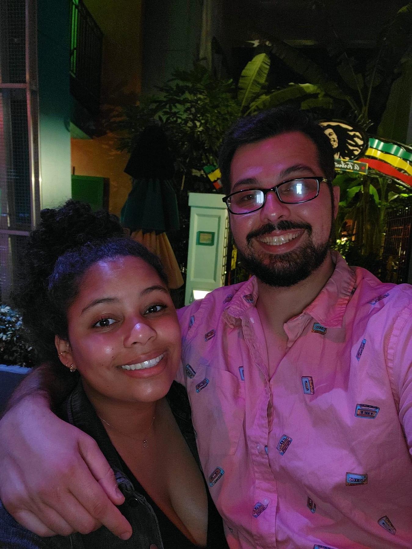 Universal Studios, FL at the Bob Marley Restaurant on City Walk. One of our favorite restaurants!