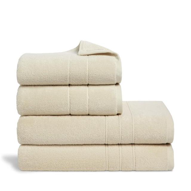 Brooklinen Classic Turkish Cotton Bath Towel Set - Set of 2 Bath Towels + 2 Hand Towels, Vanilla Cream, 100% Cotton | Soft and Highly Absorbent Towels