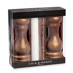 Forest Capstan Salt and Pepper Mill Set