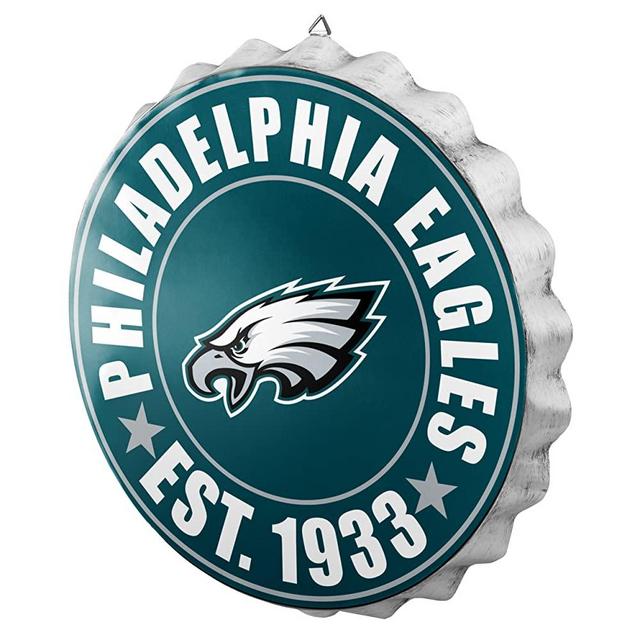 FOCO NFL Team Logo Metal Hanging Wall Bottle Cap Sign