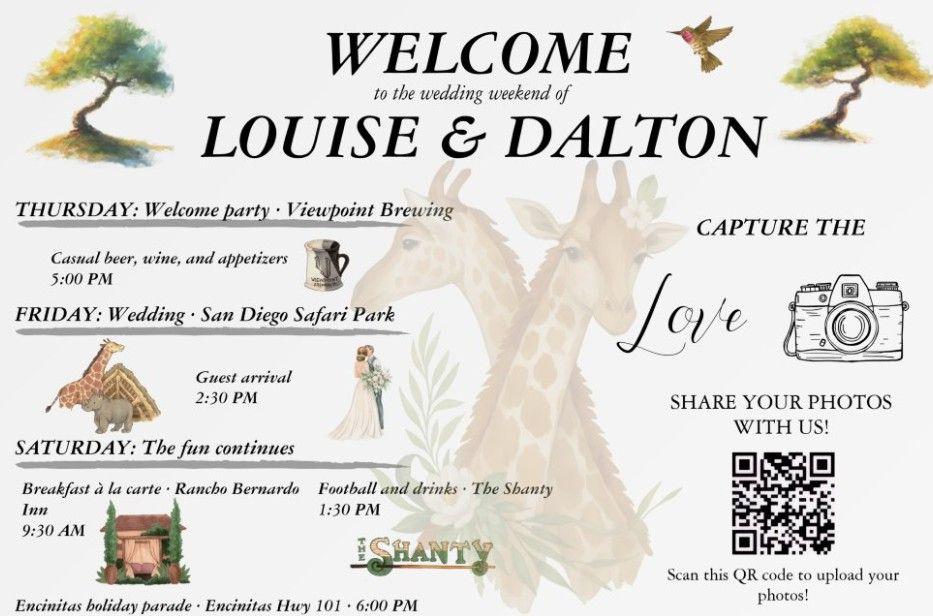 The Wedding Website of Louise Ashley and Dalton Remfry