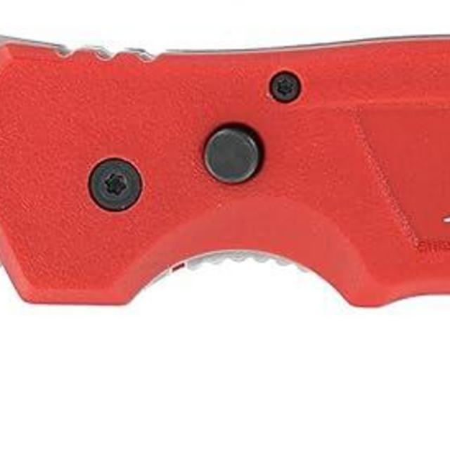 Milwaukee 48-22-1985 Fastback Hawk Bill Folding Knife w/Belt Clip and Lanyard Hole, Metal