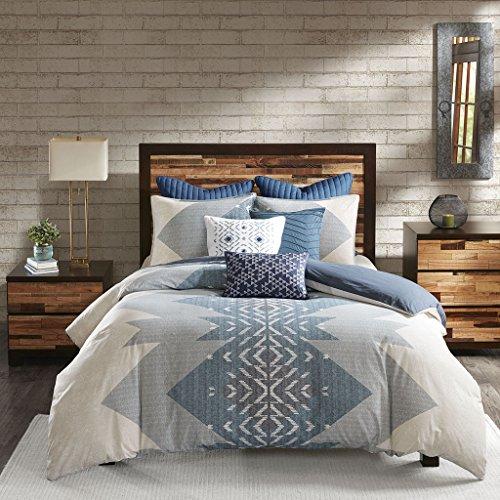 Ink+Ivy Nova 3 Piece Duvet Cover Mini Set Blue King/Cal King