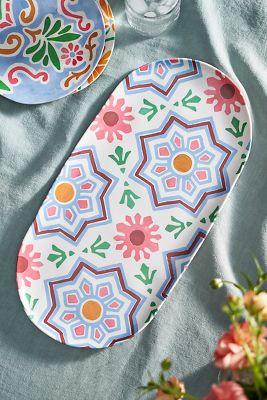 Printed Melamine Serving Platter