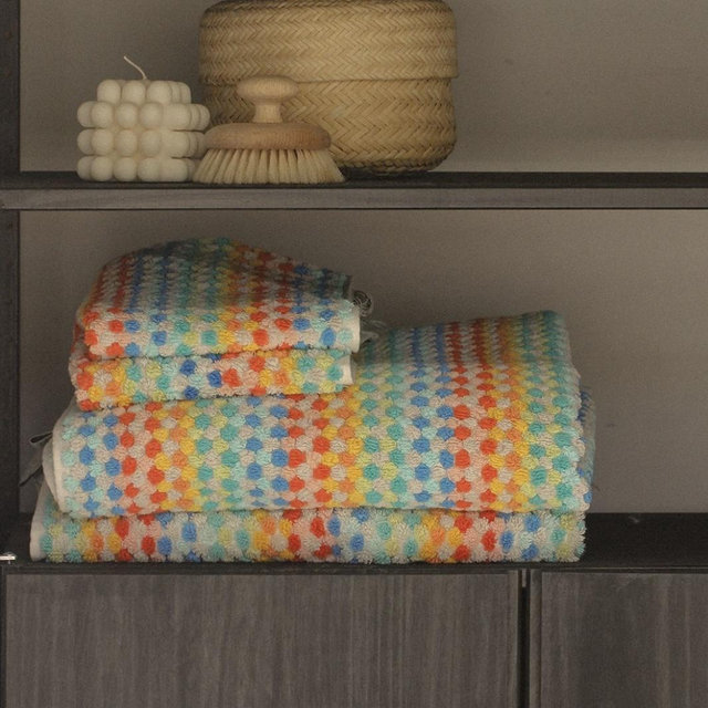 Organic Cosmic Rainbow Body Towel (Vibrant)