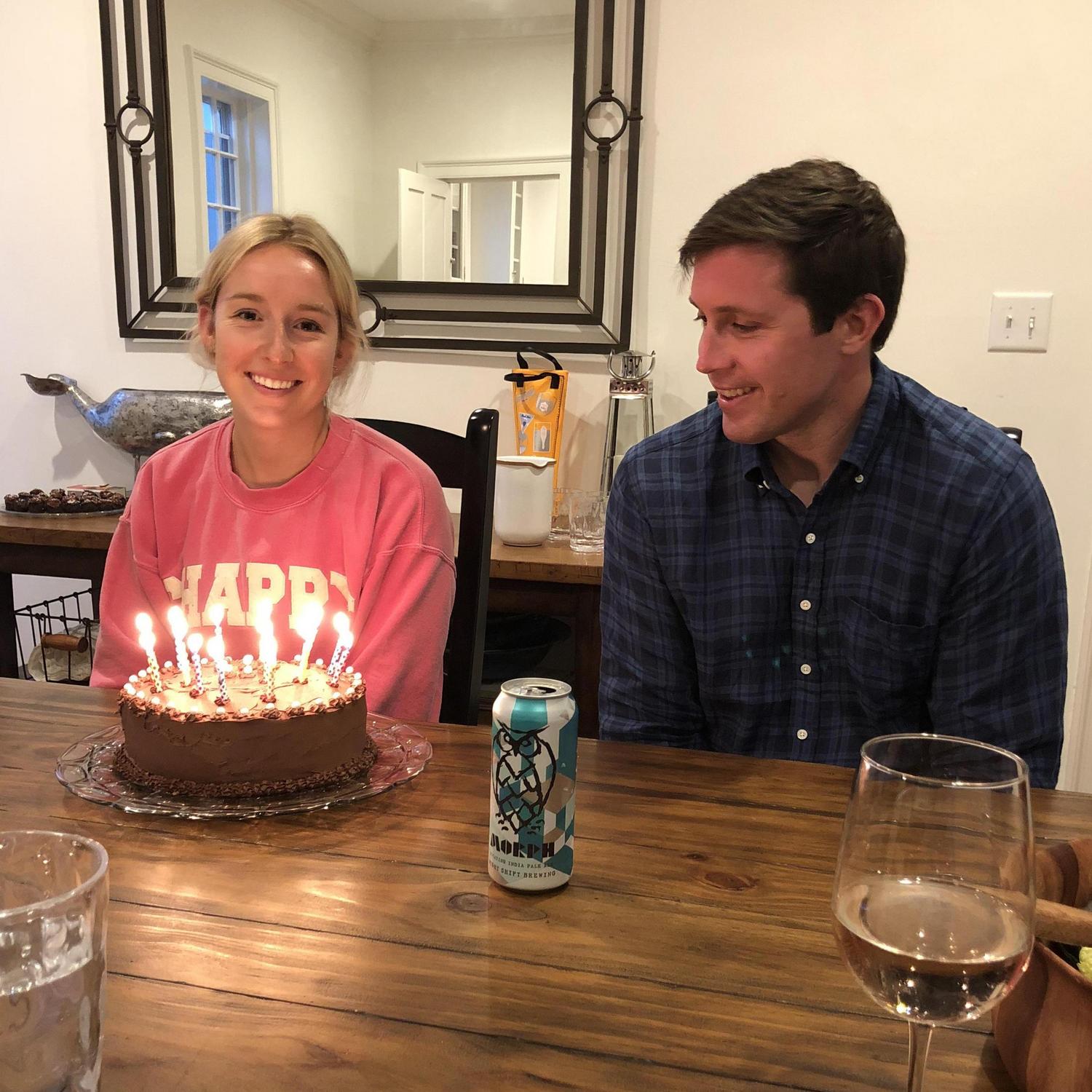 Celebrating Liz and Steve's birthdays on Martha's Vineyard in 2018