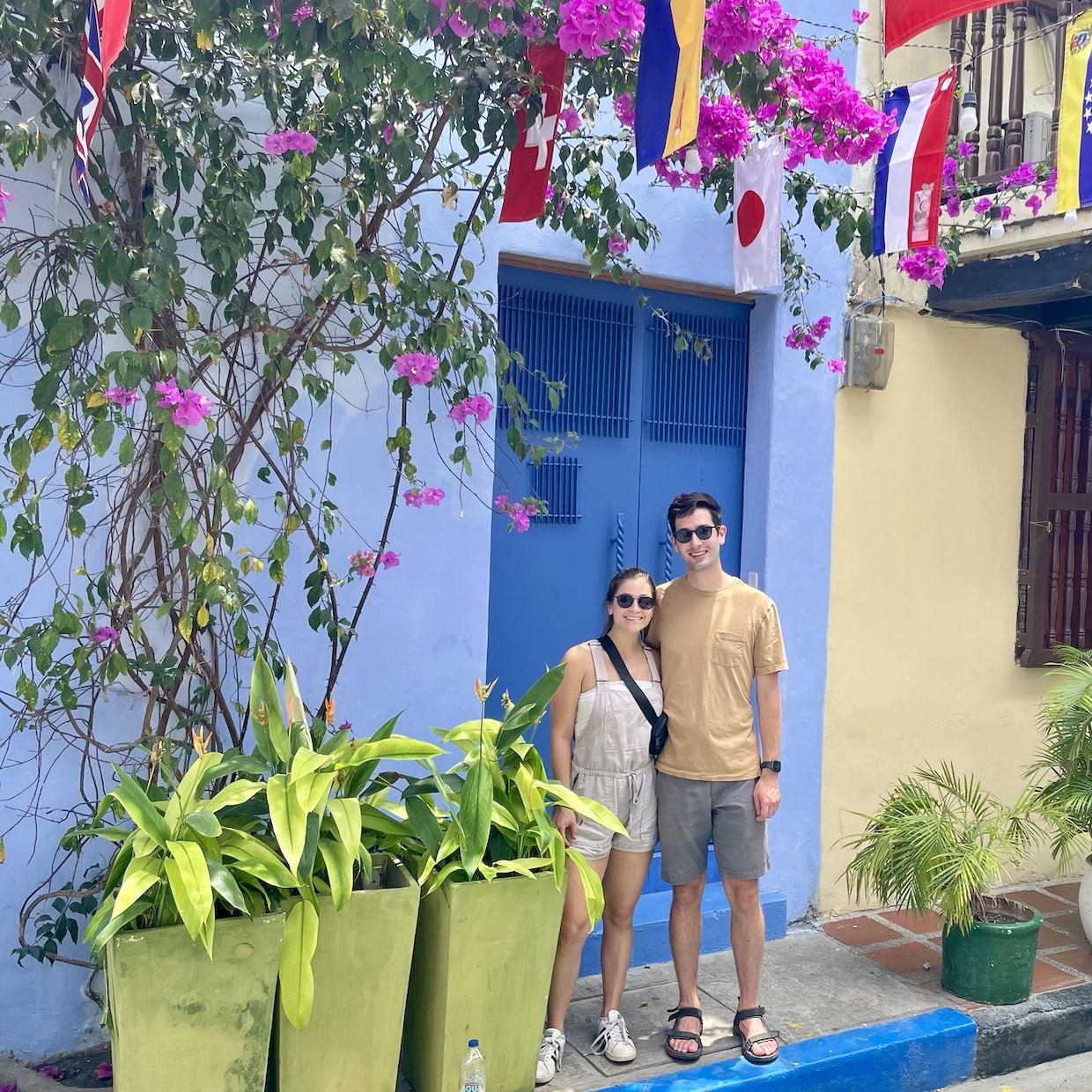 The first leg of our South America trip, in Cartagena, Colombia