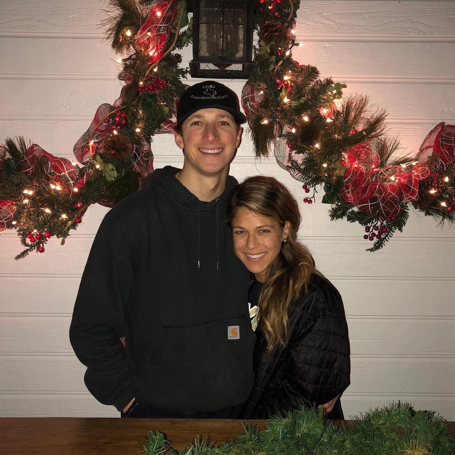 Our first Christmas together.