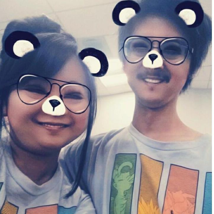 Always snap filters and matching Shirts!