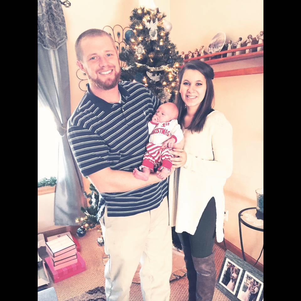 Our first Christmas as a family of three.