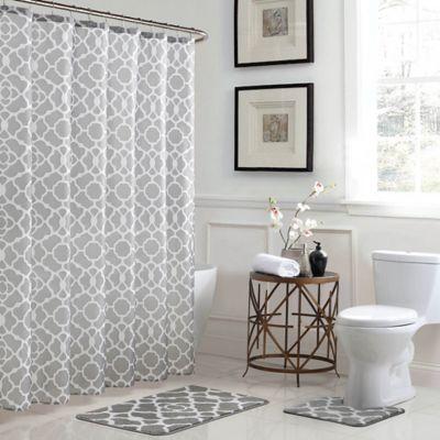 Elsa 15-Piece Bath Bundle Set in Light Grey