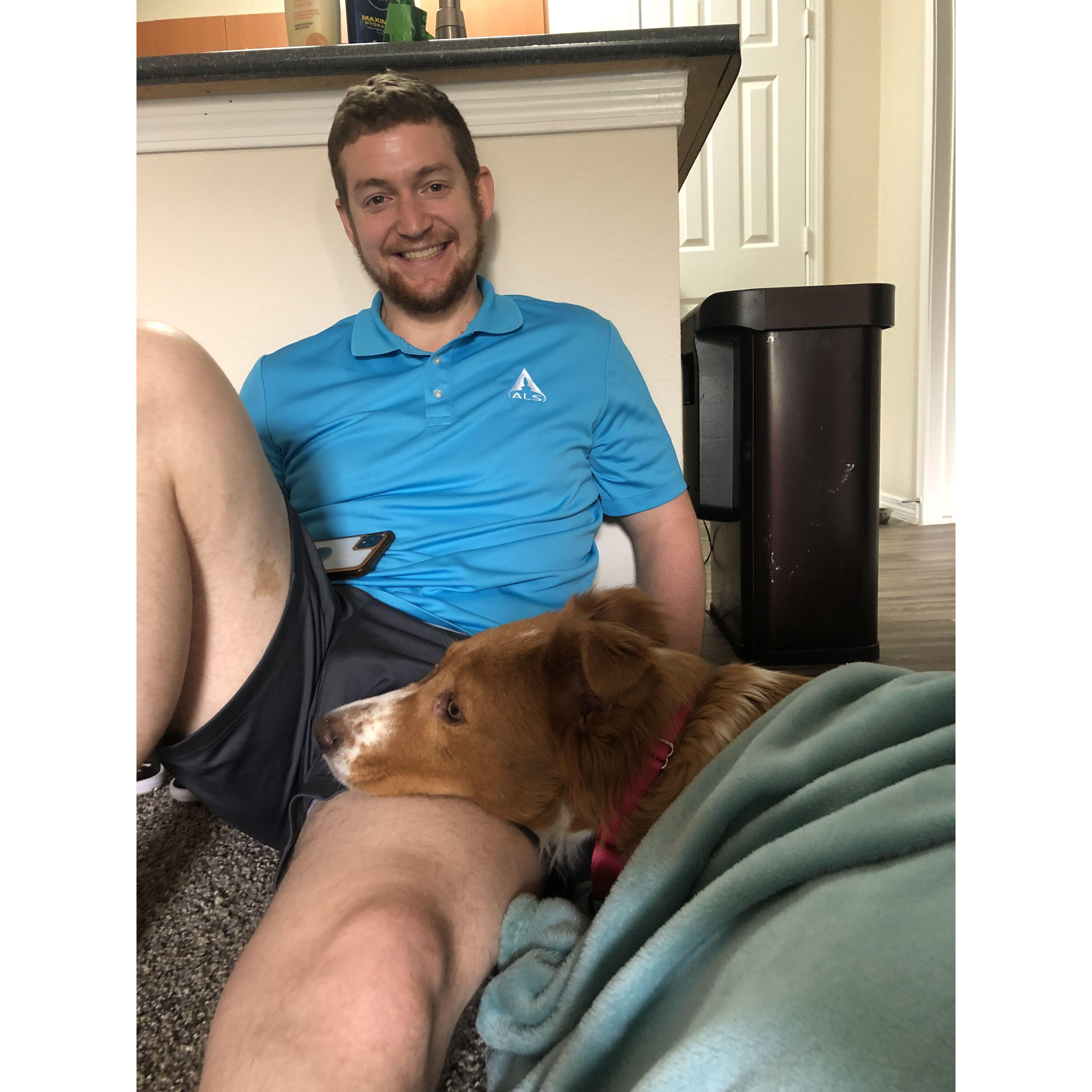 We wanted a dog, and fell in love with Lady.