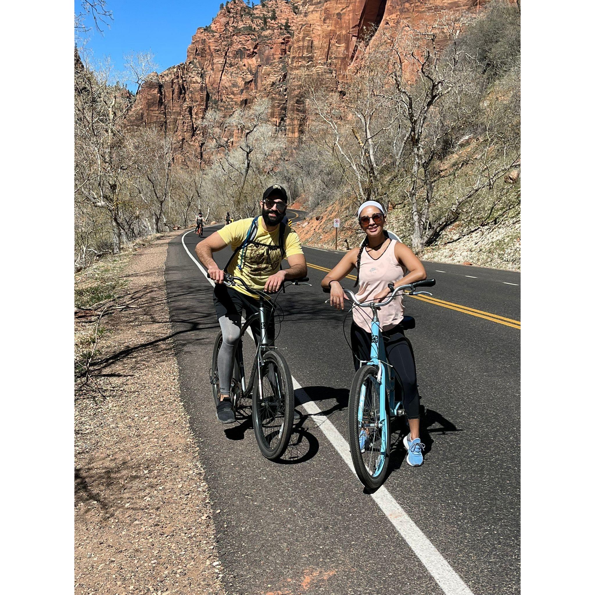 Bike Riding in Zion