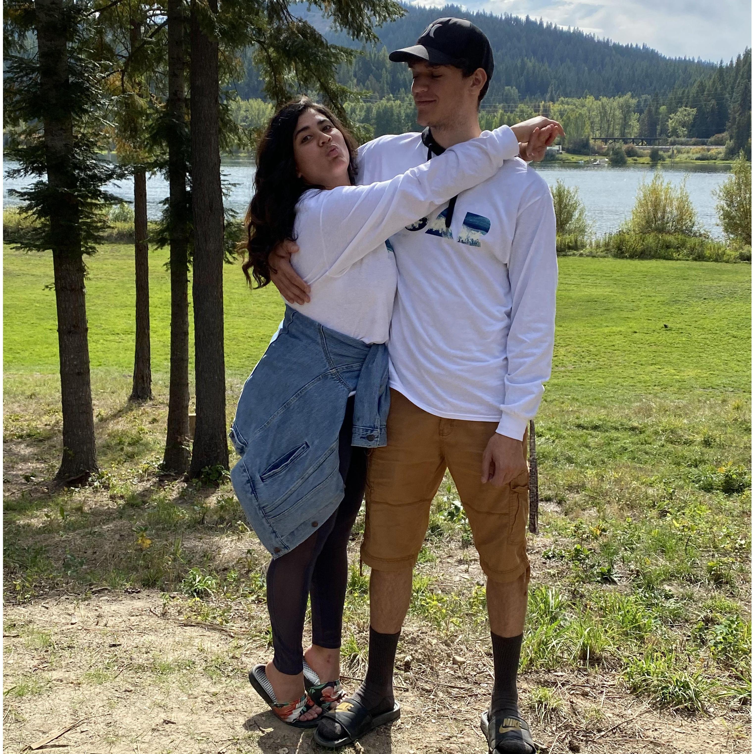 Church retreat! And another great example of their personalities! Ryon was on the worship team and played drums. Alyssa championed some of the games and activities.