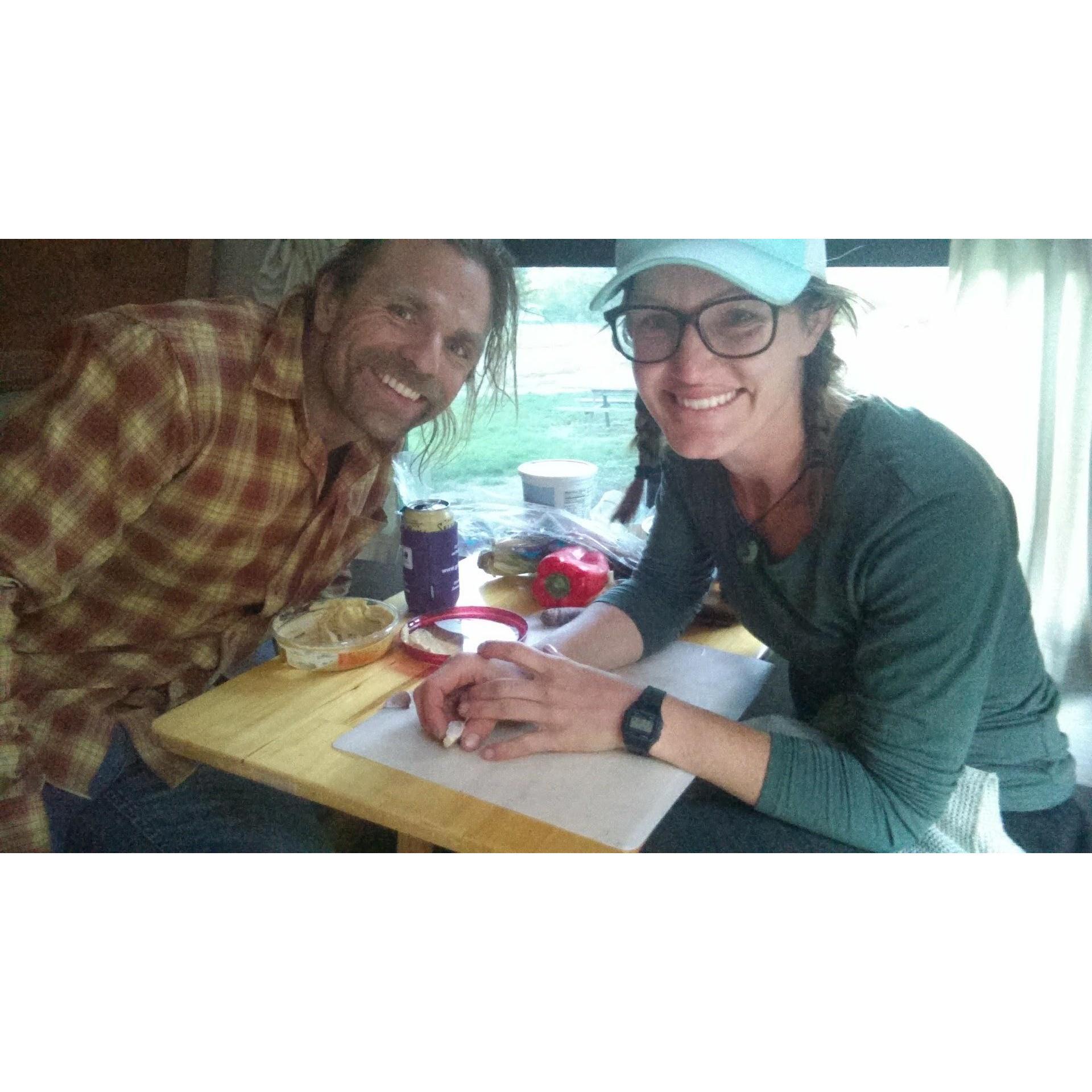Road trippin' in our camper, summer 2017