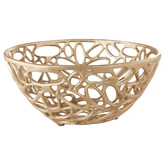 IKEA Decorative bowl, brass color12 ½ "