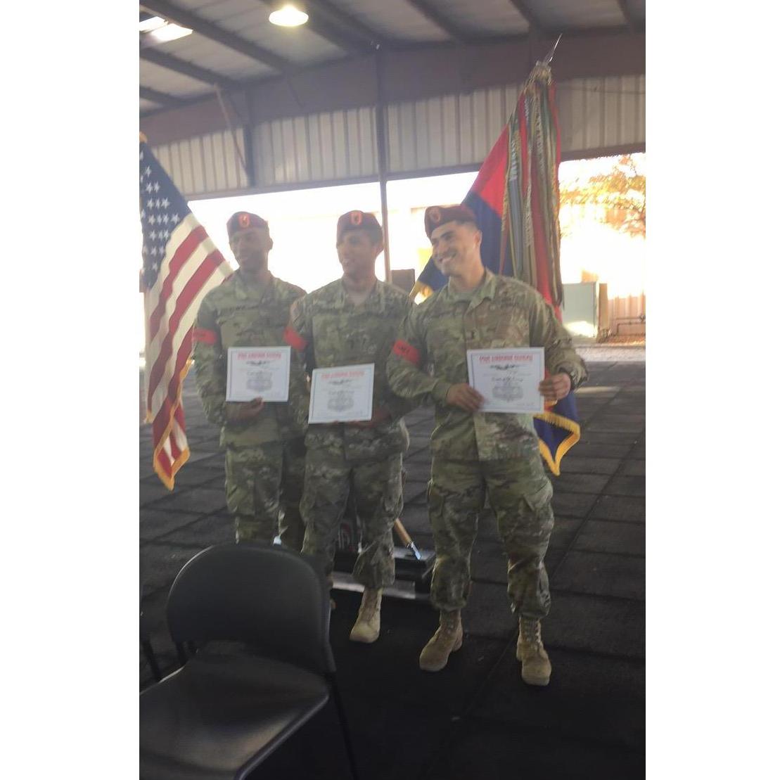 Graduating jump master school