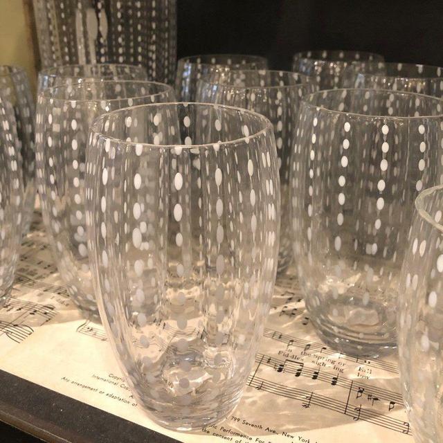 Dotted Beverage Glass