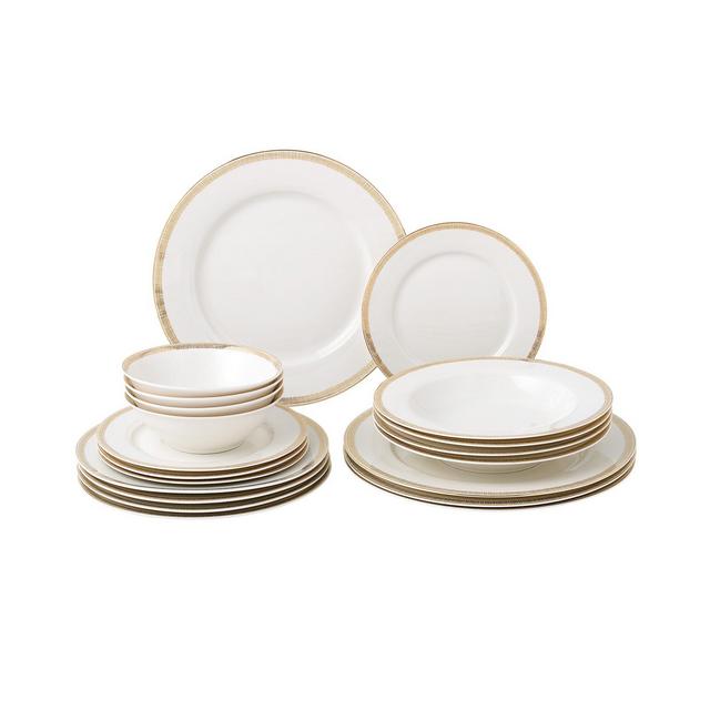 Lorren Home Trends 20 Piece Service for 4 Dinnerware Set