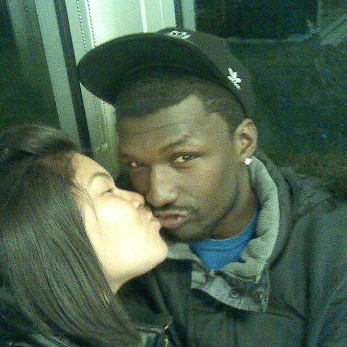 1st date/pic together at WAFFLE HOUSE :)