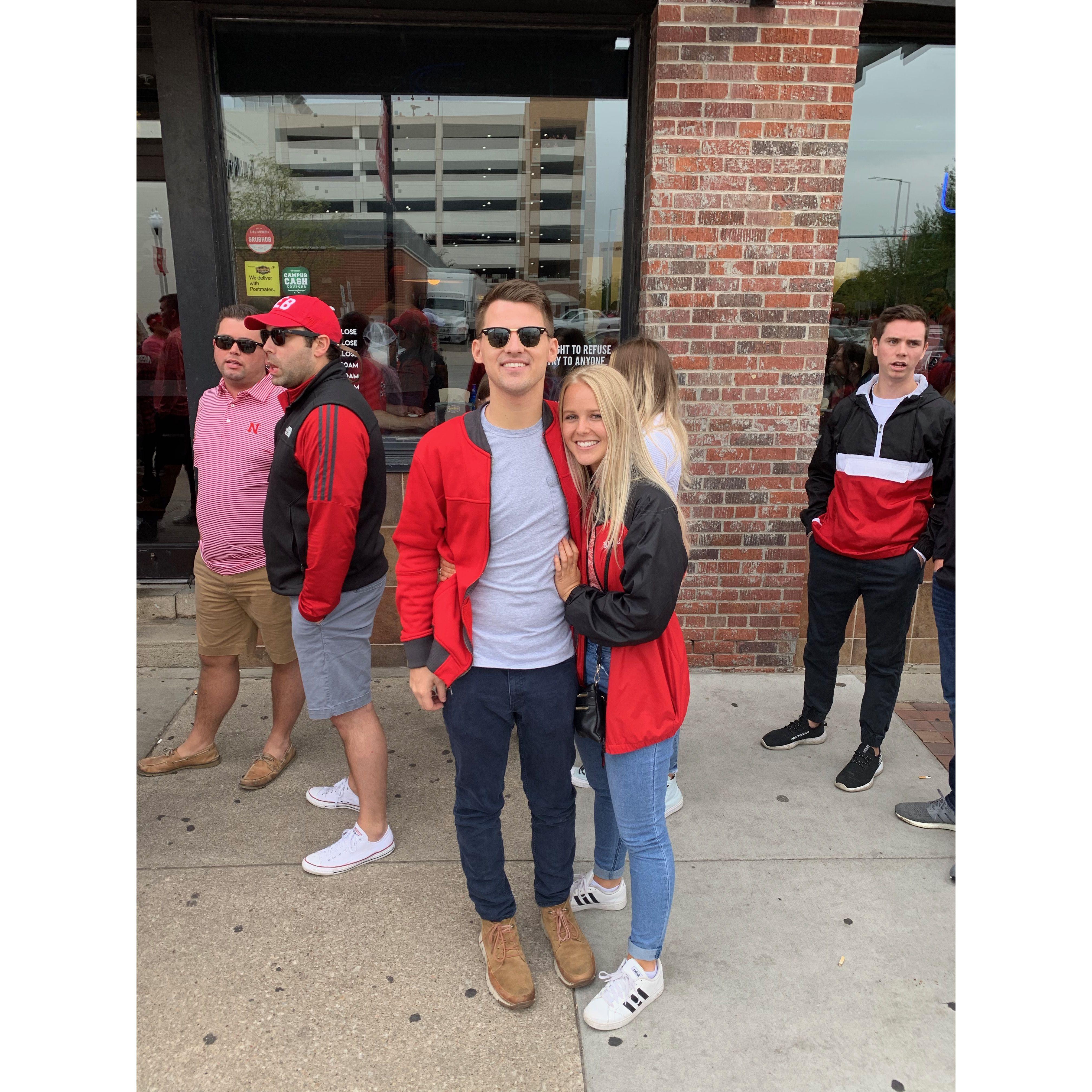 Always cheering on the Husker's no matter the score :/