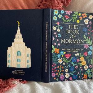 Custom Hand Painted Book of Mormon