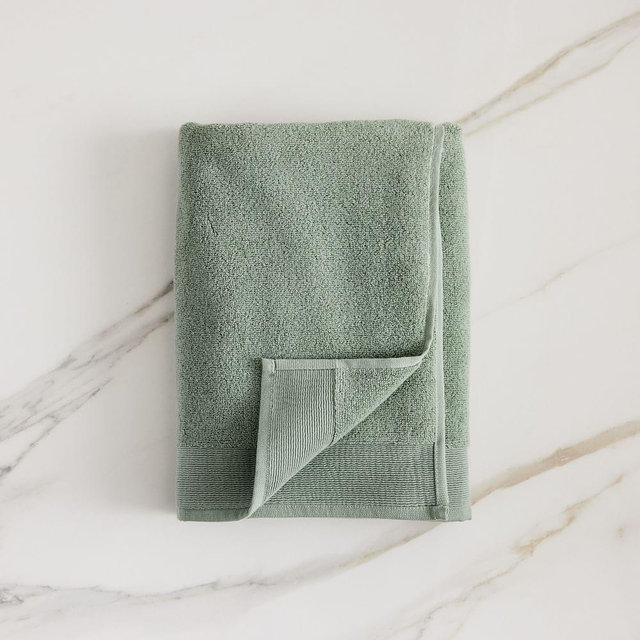 Plush Fibrosoft Organic Towel, Eucalyptus, Bath Towel