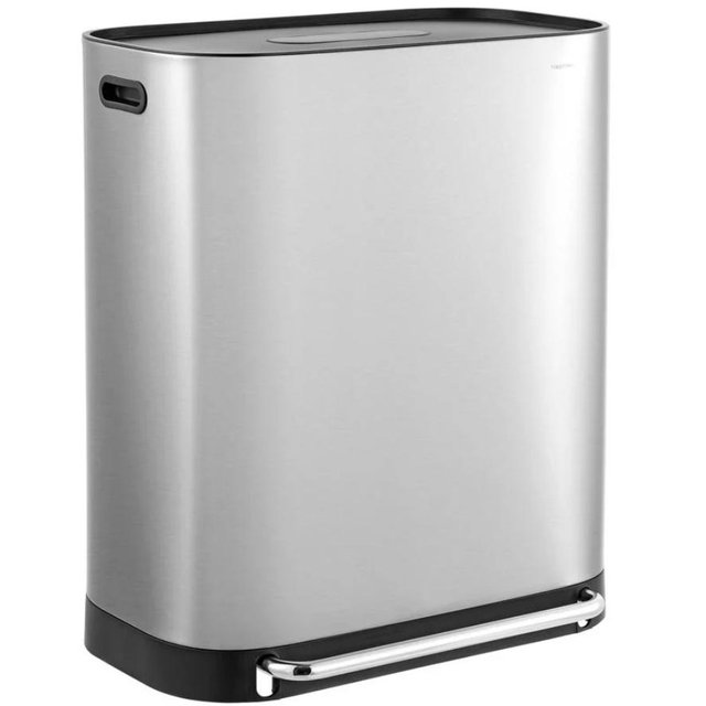 Beni 60 Liter/16 Gallon Kitchen Trash/Recycling Trash Can