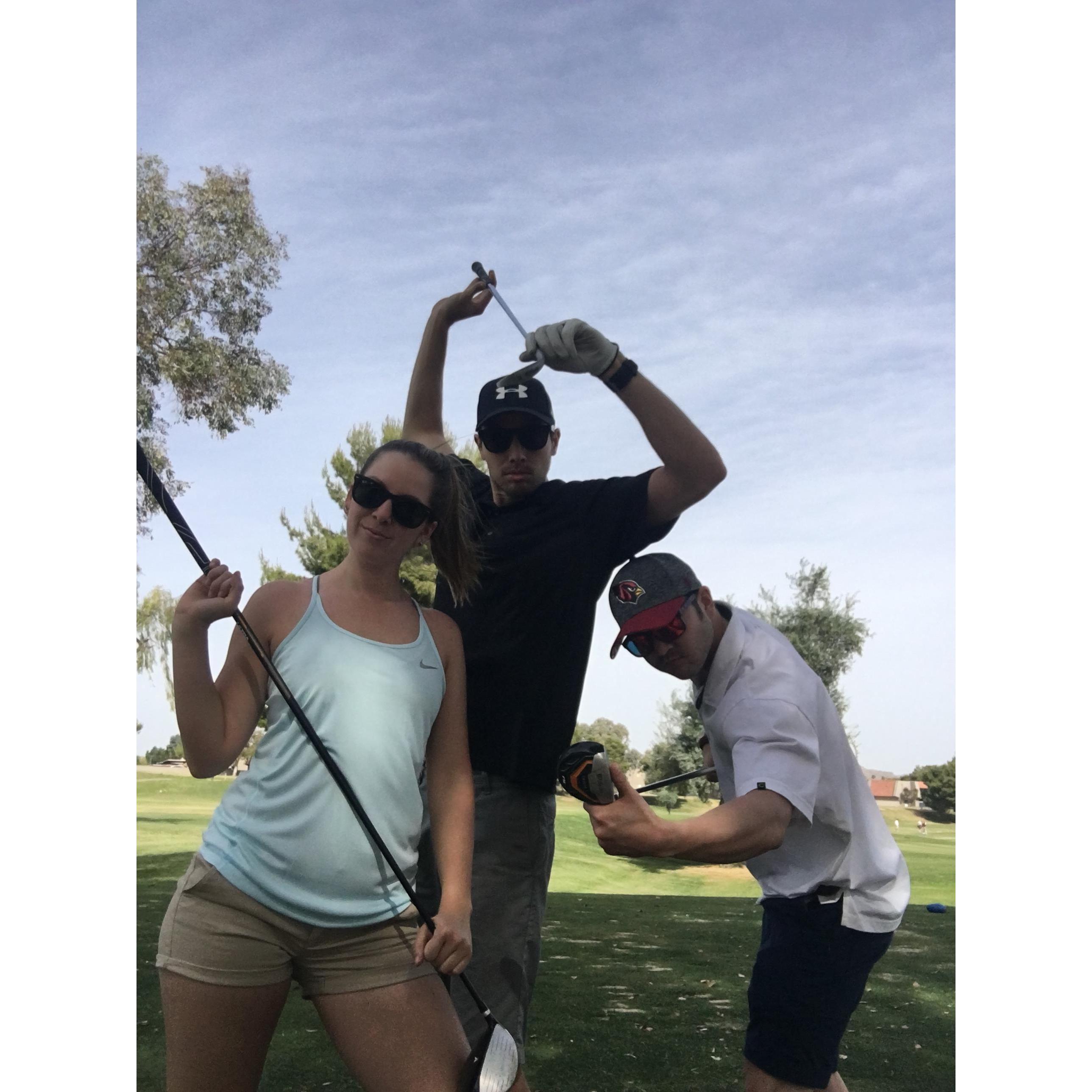 Golfing with the Best Man- April 25th 2017