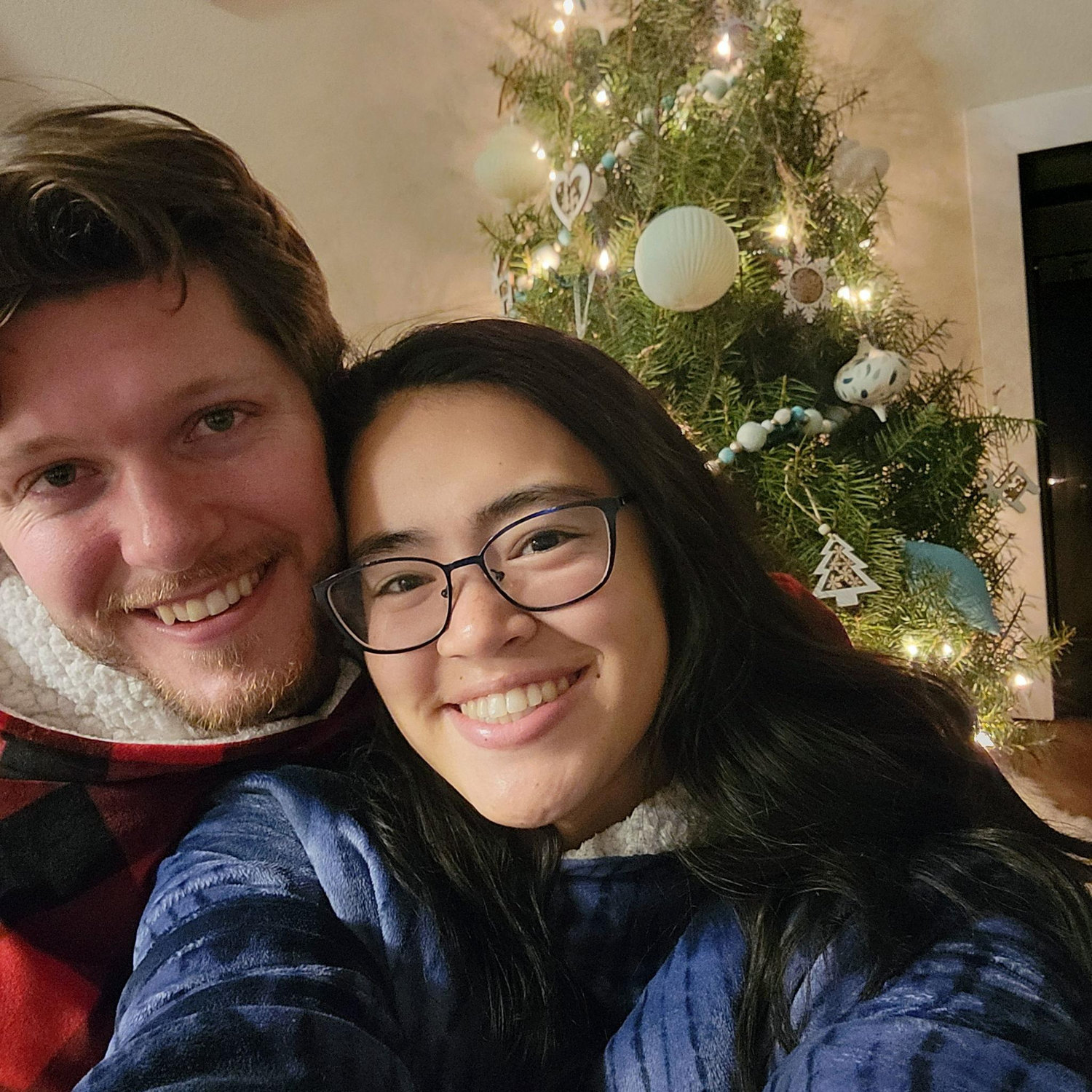 First Christmas featuring our first Christmas tree