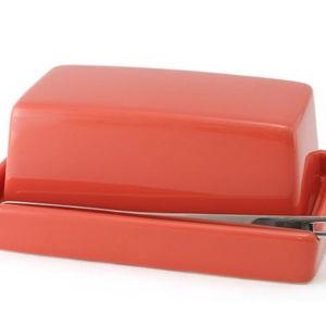 ZERO JAPAN BYK-12 CA Butter Dish with Knife, Carrot Approx. 5.7 x 3.5 x 2.4 inches (145 x 90 x 60 mm)