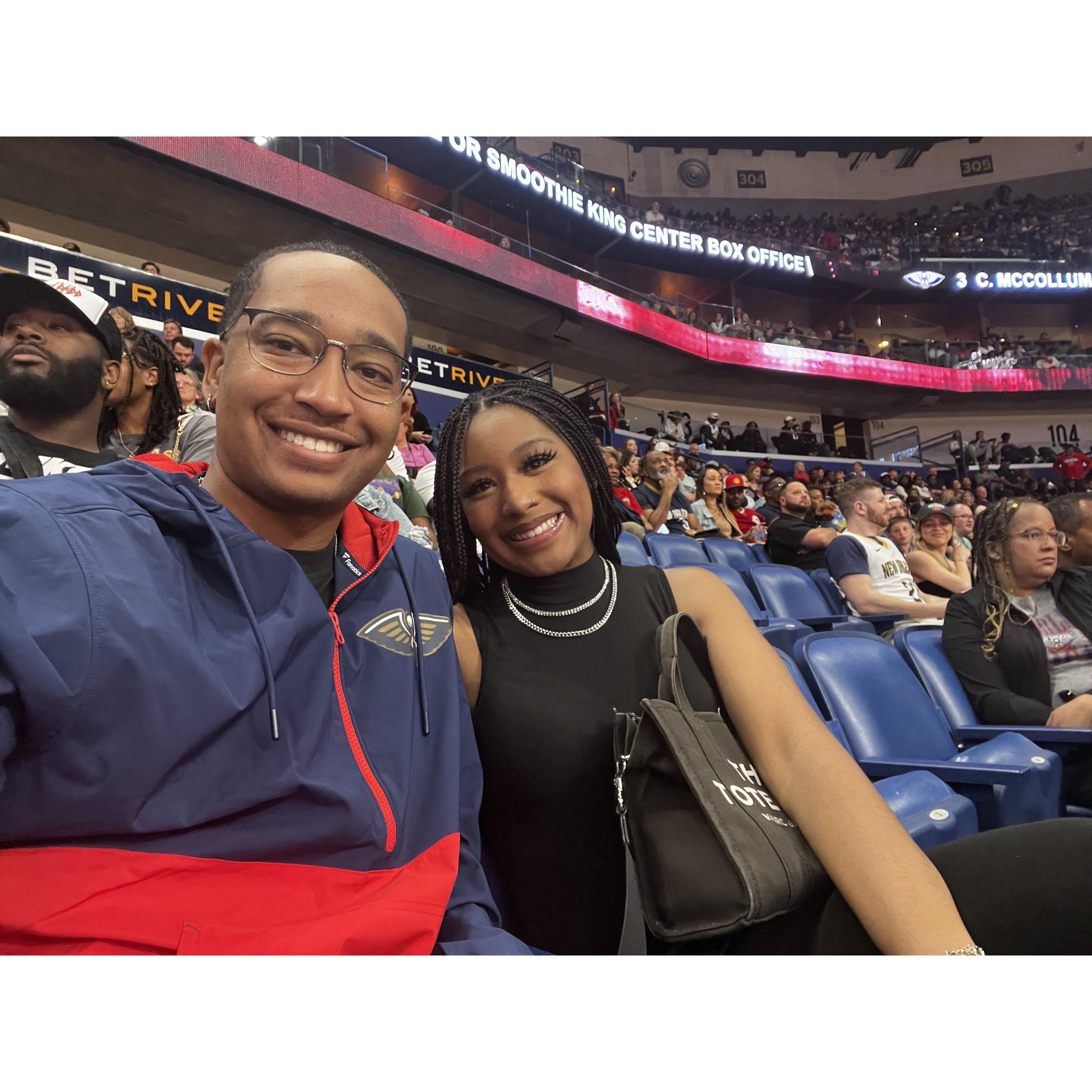 A pelicans night out