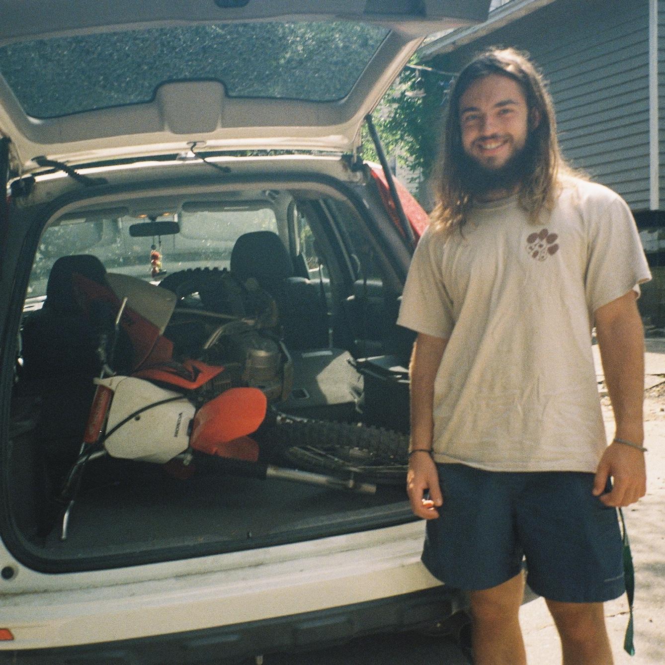 We fit a dirt bike into my CR-V…