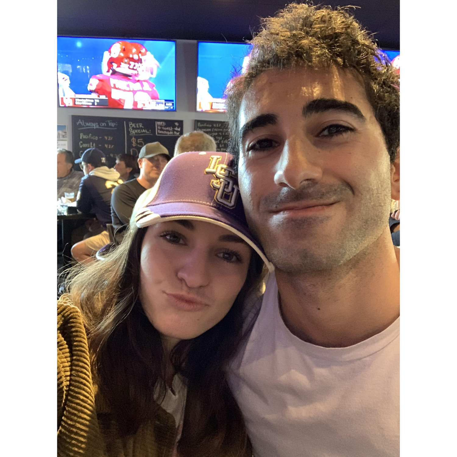 Watching LSU together in SD. - 2019