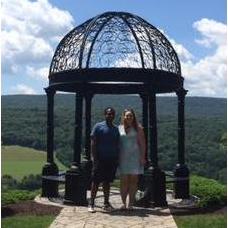 Signing the contract at our wedding venue.-June 2017
